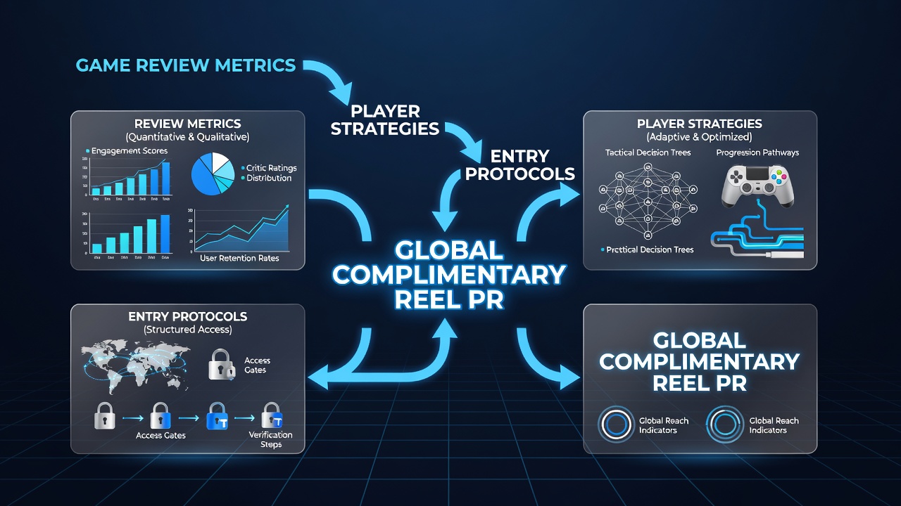 Player strategy flowchart mapping review metrics to entry protocol steps in reel prize systems