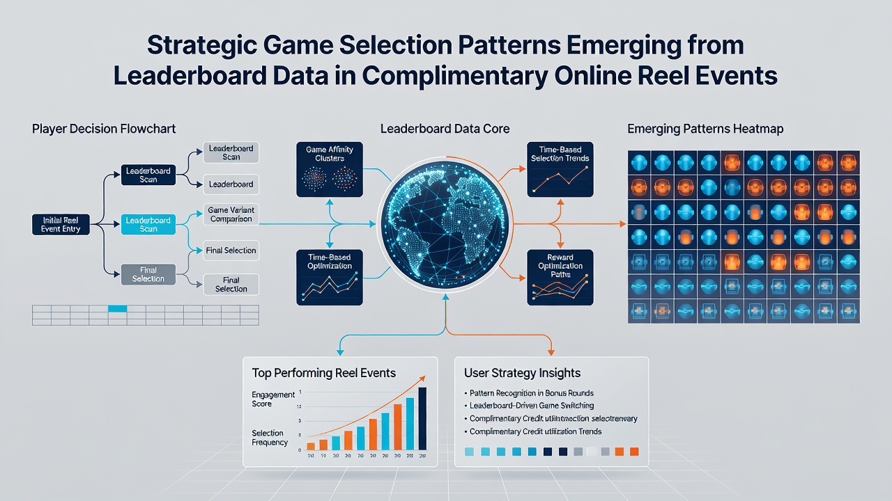 Detailed chart of strategic game choices derived from leaderboard statistics in free reel events